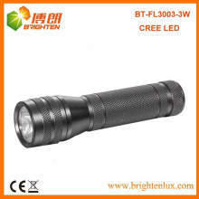 China Factory Supply RoHs Q3 / Q5 3WATT Cree a conduit la plus petite lampe de poche la plus brillante
